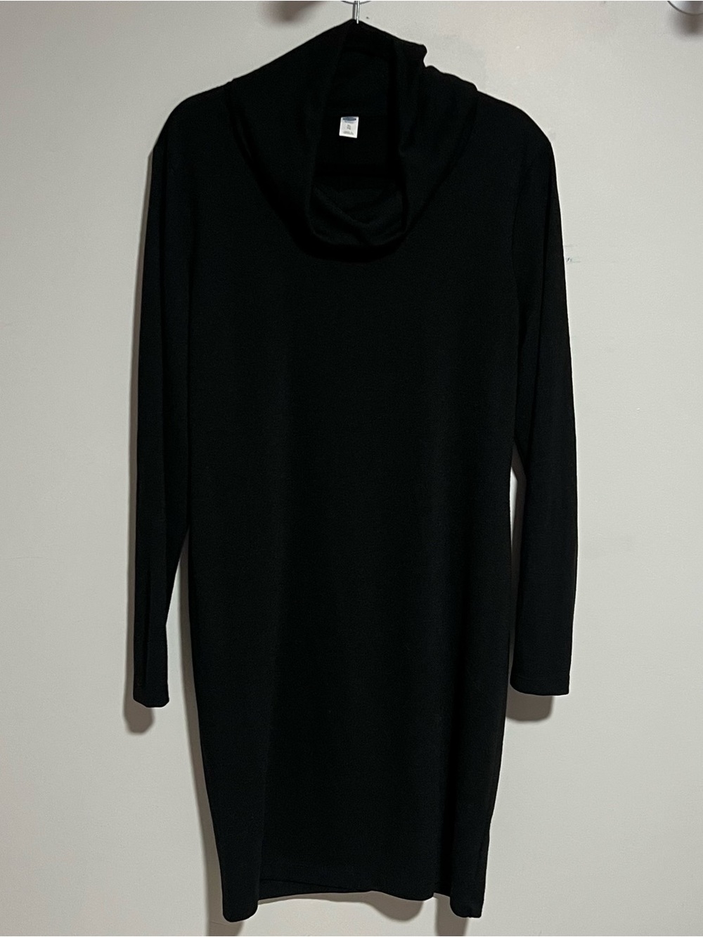 Old Navy Black Longline Cowl Neck Sweater #0029